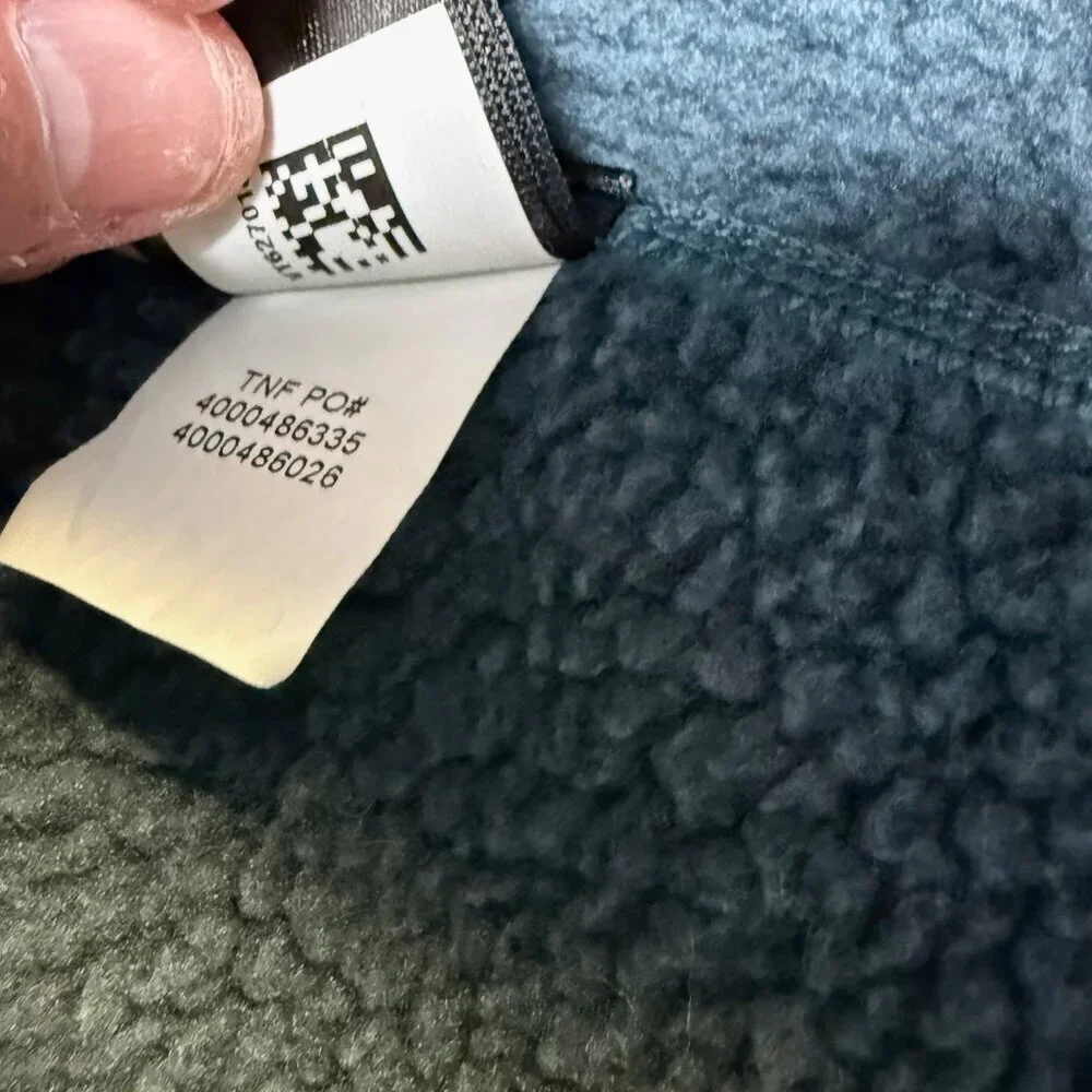 The North Face Gordon Lyons 1/2 Zip Sweater Fleece Jacket Men’s Large Blue Heath